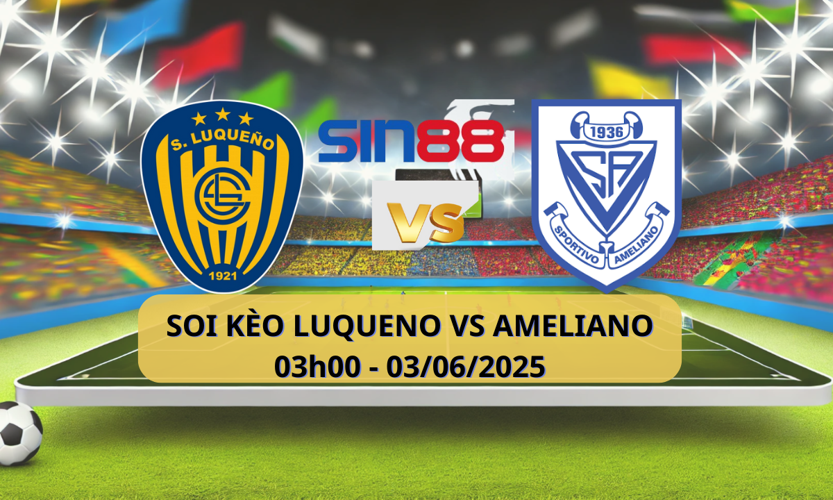 Banner trận đấu Esport Luqueño vs Ameliano tại sunwin 247 club